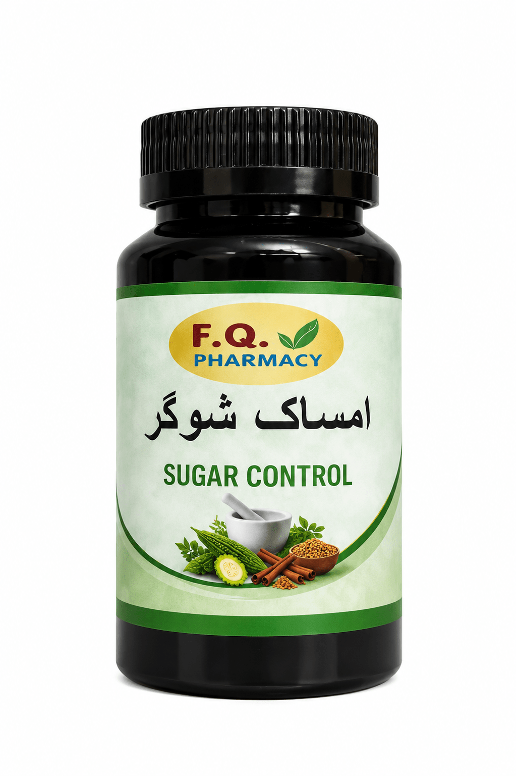 F.Q. Pharmacy Sugar Control herbal supplement with bitter gourd and cinnamon for natural blood sugar management